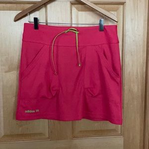 Adidas Pink Skirt with Yellow Accents